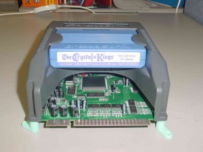 Cartucho del videojuego The Crystal of Kings para el sistema Brezzasoft