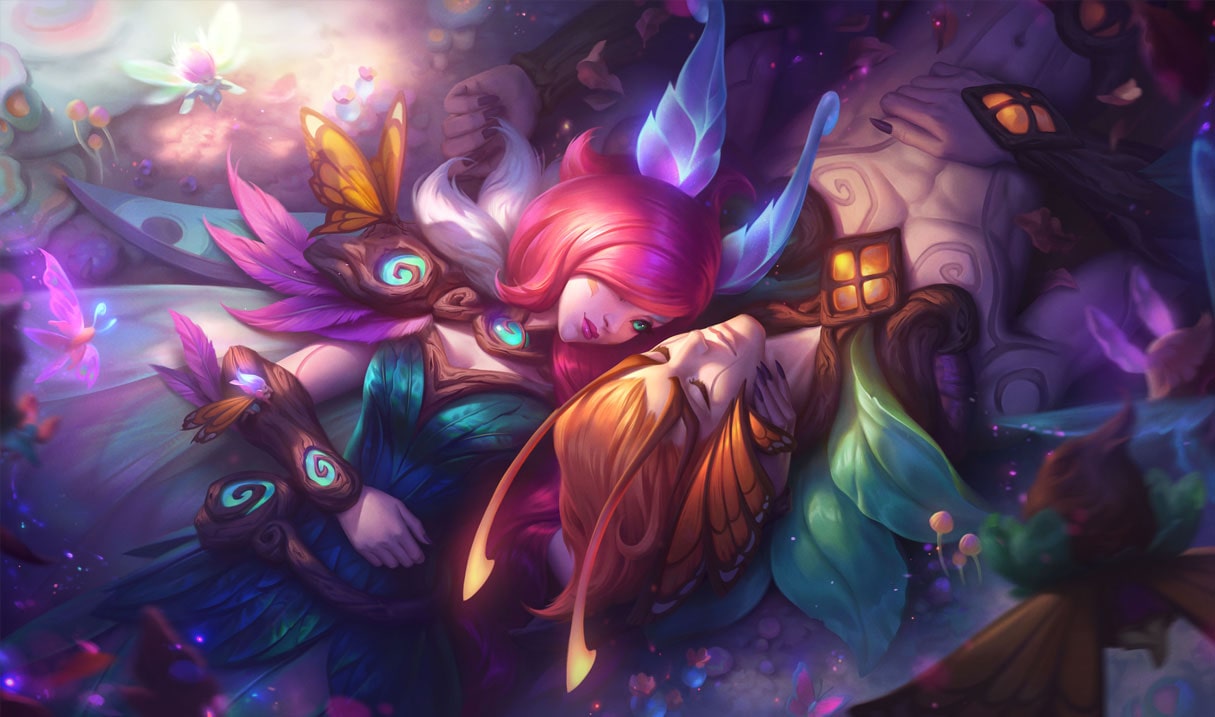 League of legends Elderwood Xayah