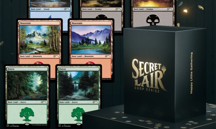 magic Magic: The Gathering hace colaboración con Bob Ross Magic The Gathering Secret Lair Bob Ross Death Metal