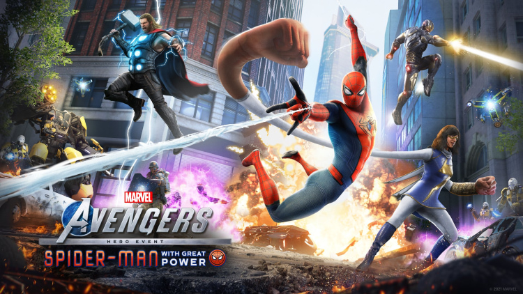 marvel-avengers-spiderman  Marvel&#8217;s Avengers: Se revela la primera imagen oficial de Spider-Man en el juego FD2bmZEUUAEeTW9 min