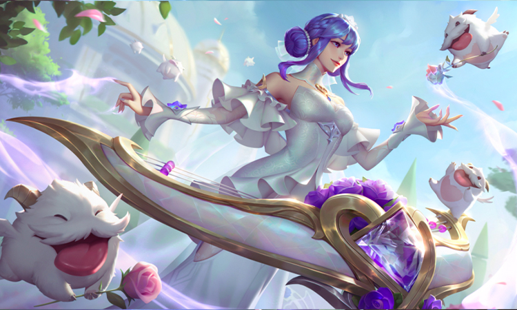 Sona Rosa de Cristal  Wild Rift ha lanzado las nuevas skins de Festival de la Rosa sona rosas