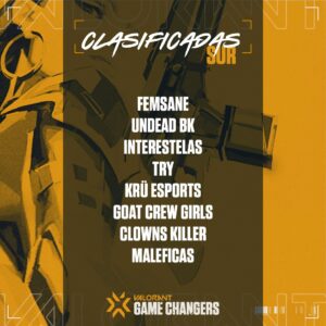 clasificadas-sur-game-changers