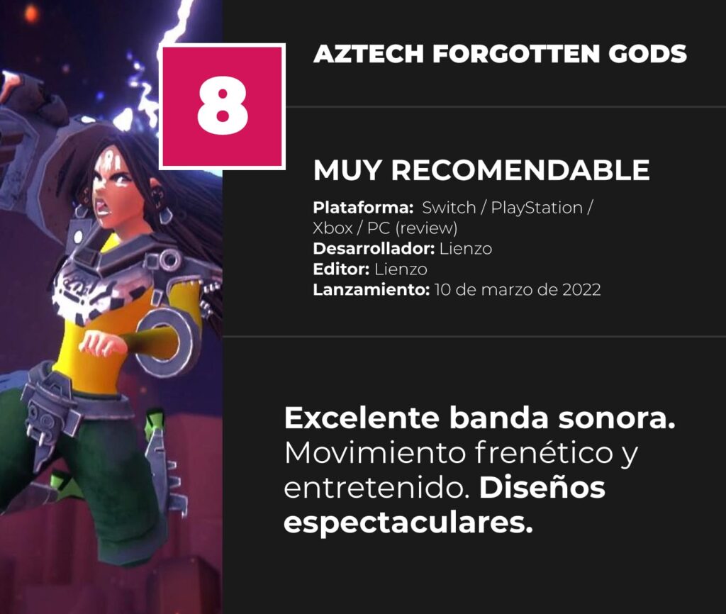 Aztech Forgotten Gods Review Score