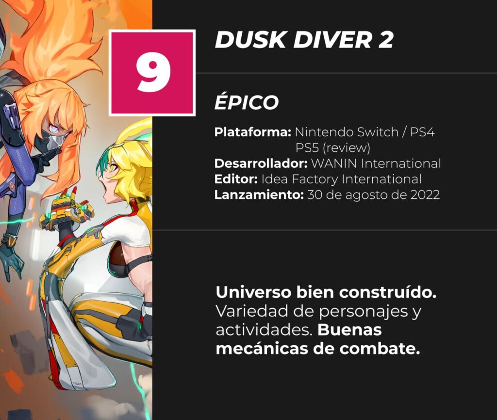 Dusk-Diver-2-Review-Score