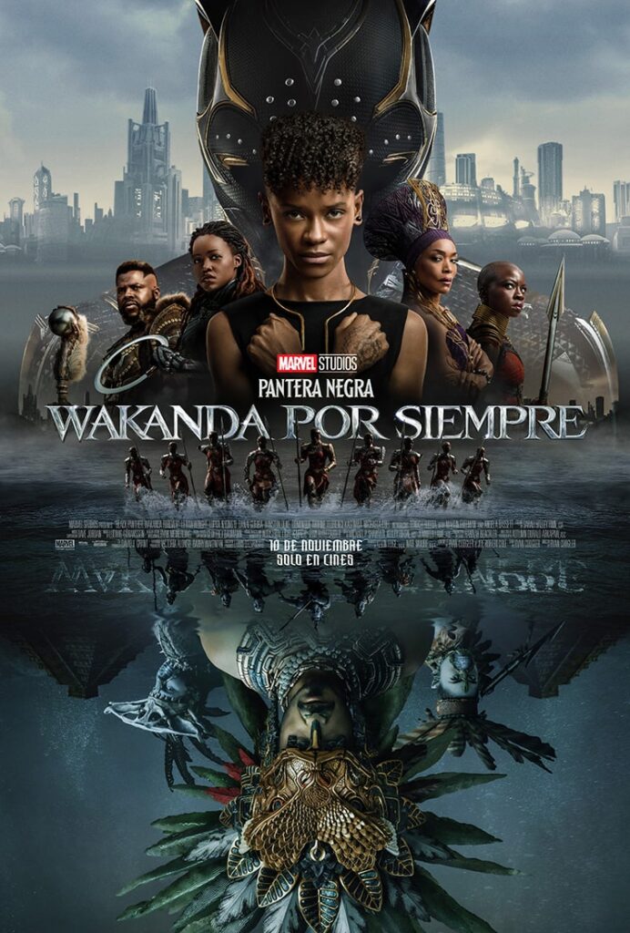 Black Panther Wakanda Forever poster PANTERA-NEGRA-WAKANDA-POR-SIEMPRE