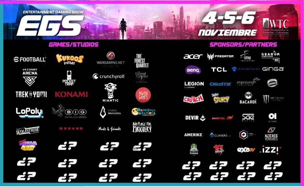 EGS 2022 Primeras marcas, estudios de producción y videojuegos que estarán presentes