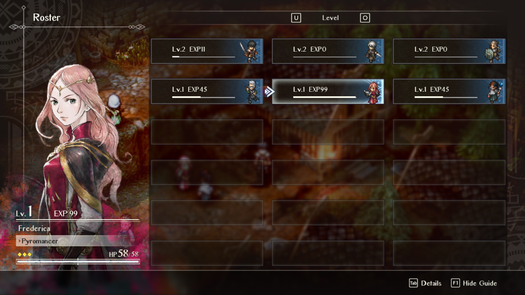 Triangle Strategy gameplay