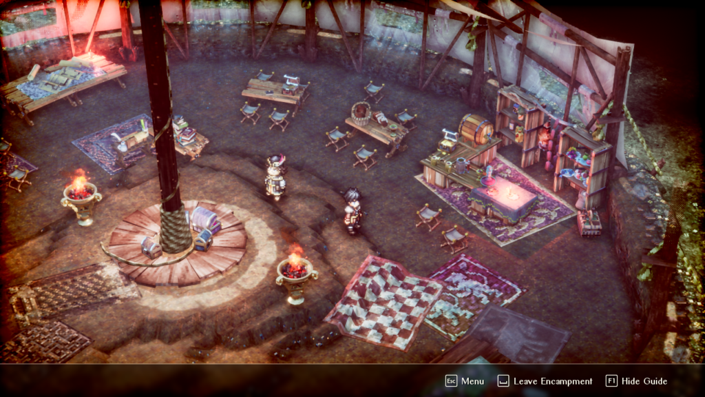 Triangle Strategy gameplay