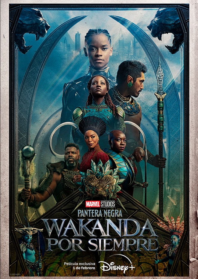 black-panther-wakanda-forever-disney-plus-mexico-poster