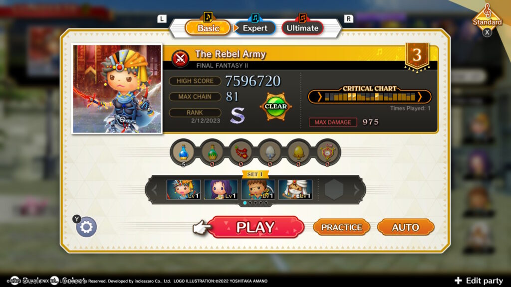 Theatrhythm Final Bar Line Review gameplay