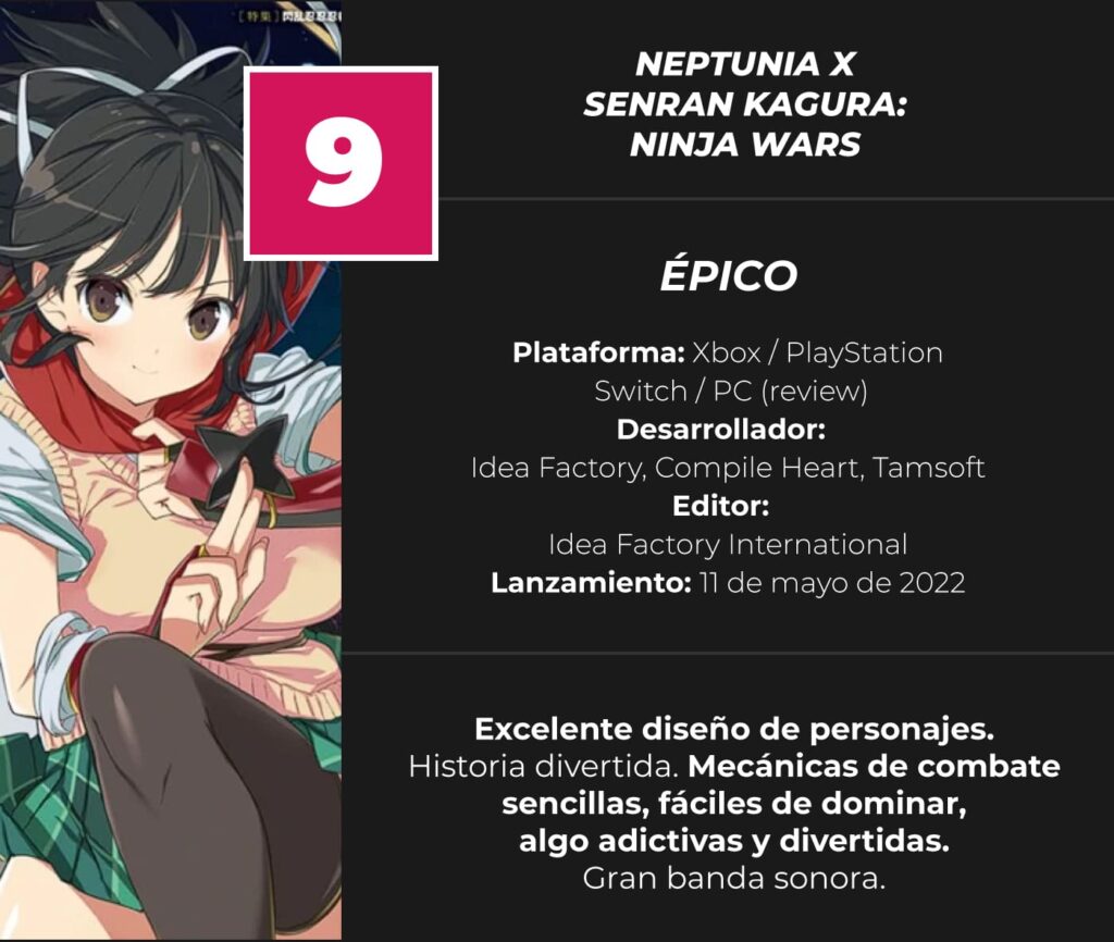Neptunia-X-Senran-Kagura-Ninja-Wars-vale-la-pena-Review-Score