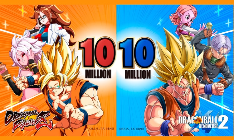 dragon-ball-10-millones dragon ball Dragon Ball Xenoverse 2 y Dragon Ball FighterZ venden más de 10 millones de copias cada uno dragon ball 10 millones