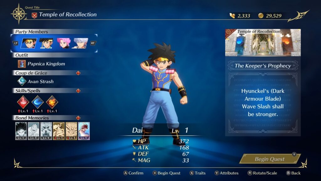 Infinity-Strash-Dragon-Quest-The-Adventure-of-Dai-gameplay-templo-del-recuerdo