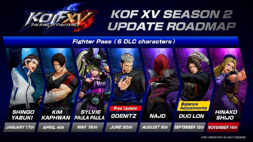 KOF XV SEASON 2 DLC