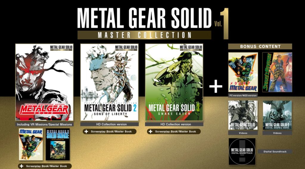 Metal Gear Solid Master Collection vol 1 pack