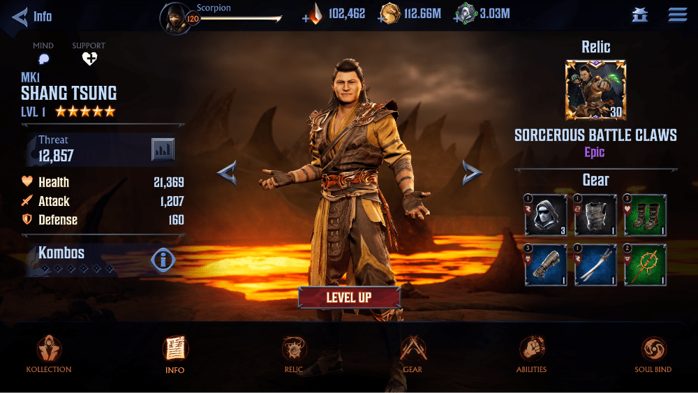 MK1 Shang Tsung gameplay