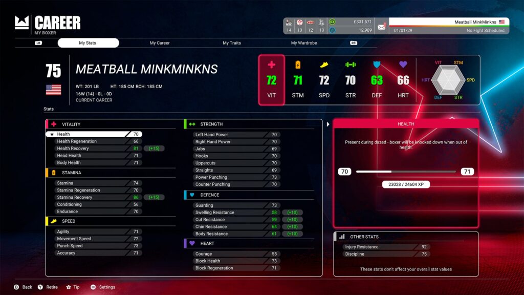 Undisputed-modo-carrera-gameplay