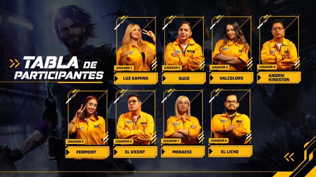 Free Fire Airdrop Royale participantes