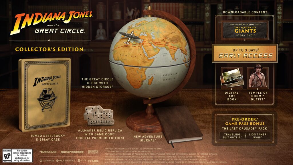 indiana jones and the great circle collectors edition