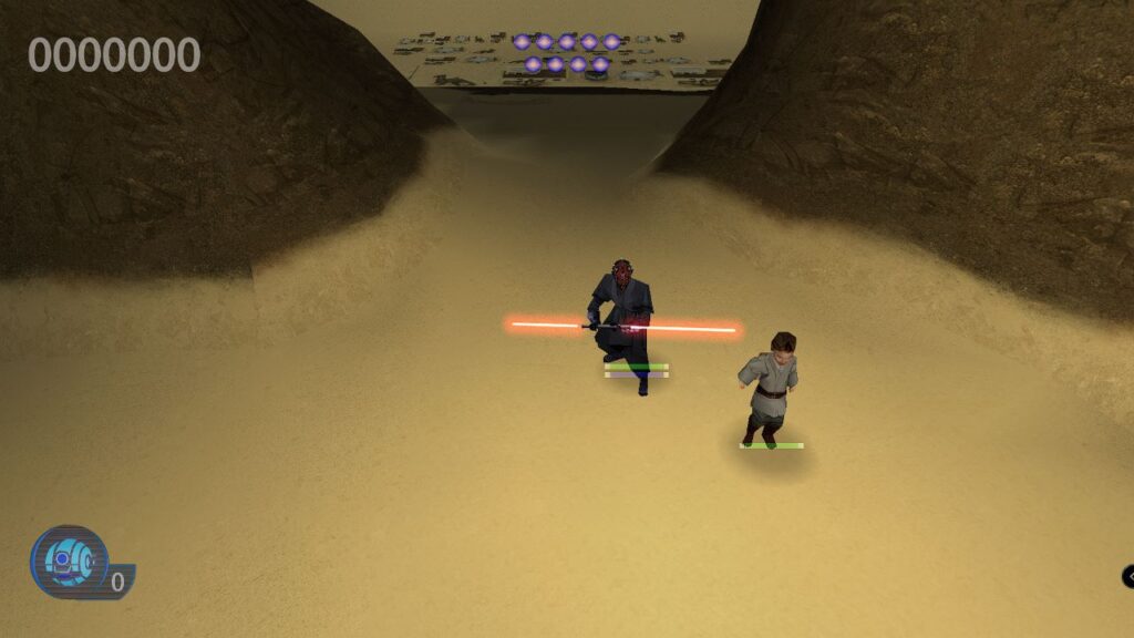 Star Wars Episode Jedi Power Battles review gameplay