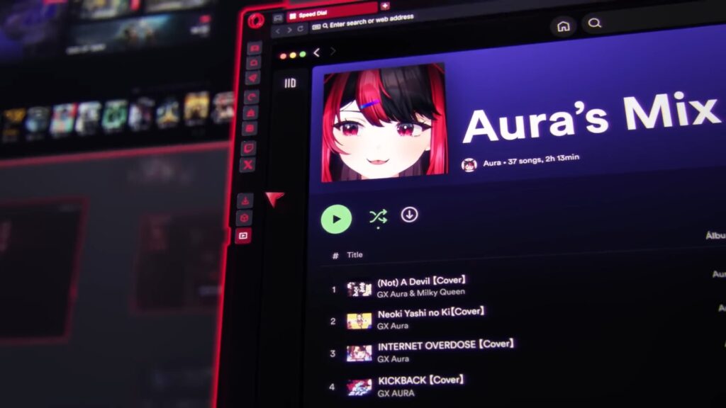 opera gx barra lateral