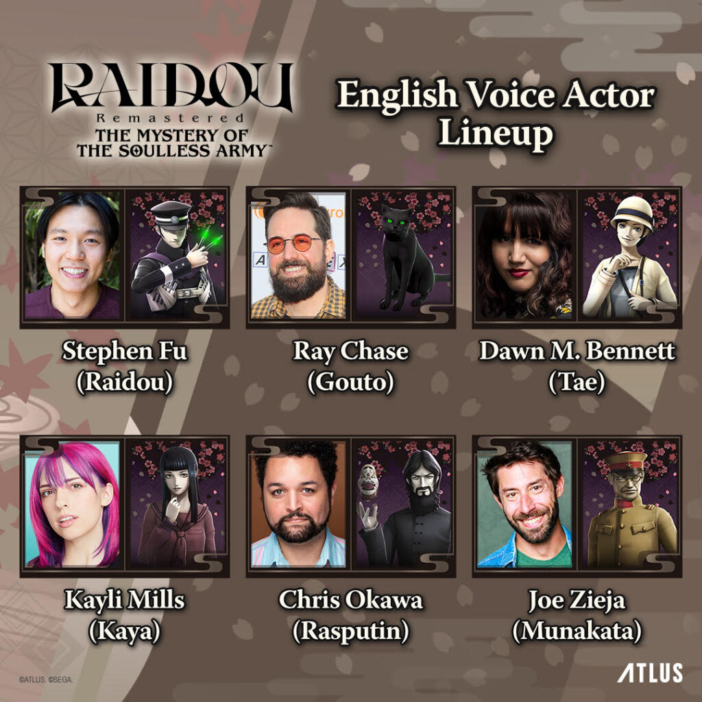 RAIDOU Remastered The Mystery of the Soulless Army voces en ingles