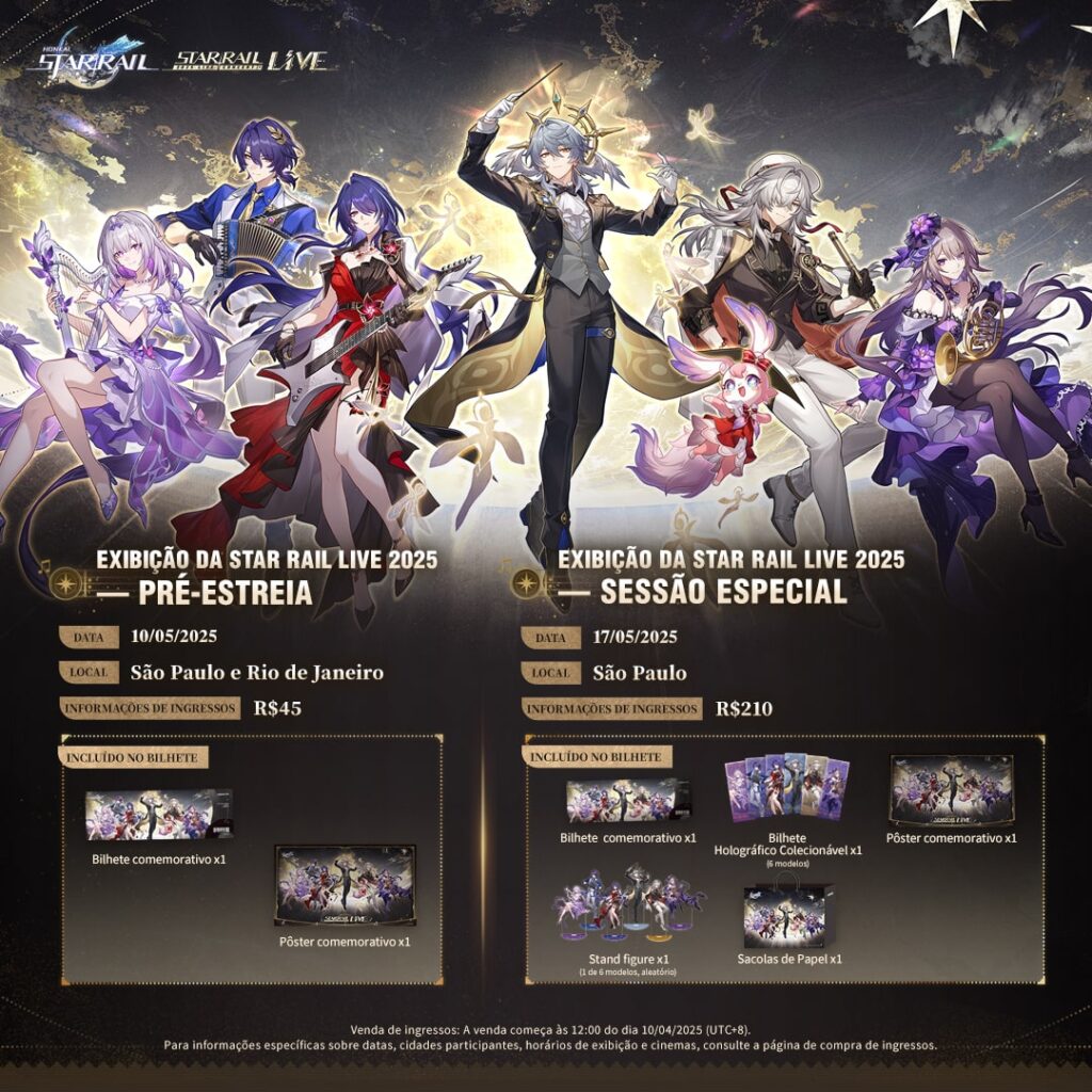 Star Rail LIVE 2025 brasil y mexico