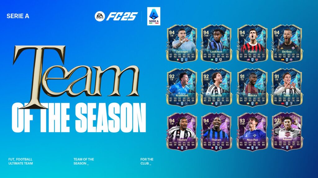 TOTS de NWSL, Serie A y Europa llegan a EA SPORTS FC 25 y Mobile