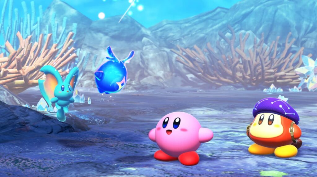 Kirby and The Forgotten Land y Star Crossed World review gameplay
