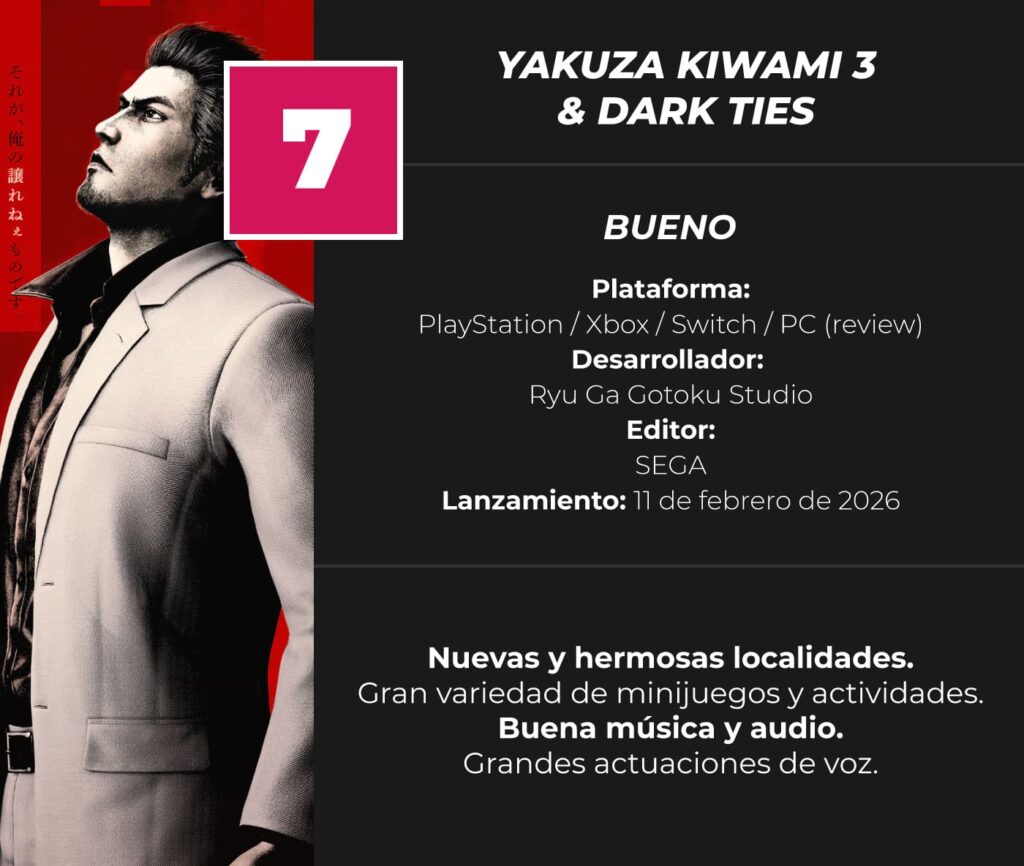 Yakuza-Kiwami-3-and-dark-ties-Review-Score