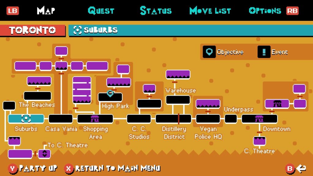 Scoot Pilgrim EX Review gameplay