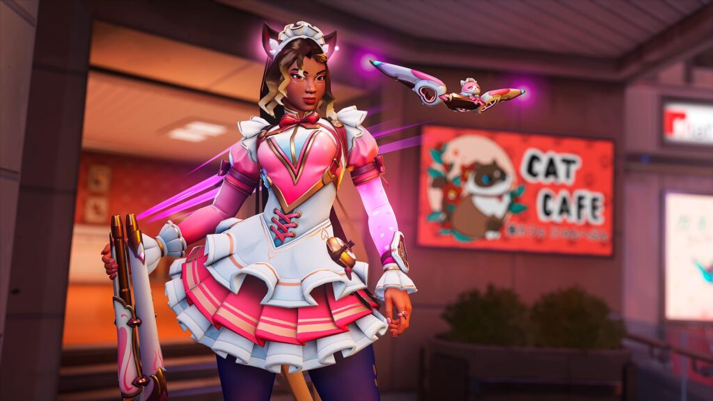 Overwatch-Nyan-Cafe-Skin-Pack